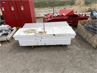 White Full Size Truck Tool Box
