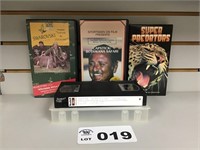 SAFARI VHS, NORTH AMERICAN VHS