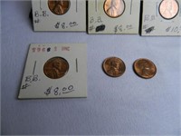 1960's Lincoln Memorial Pennies; 1964-(2)