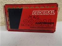 Federal .22 Cartridges, full case