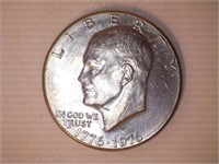 Eisenhower Bicentennial Dollars; (2); 1776-1976