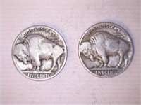 Buffalo Nickels; (5); 1920; 1935: 1936; 1936D