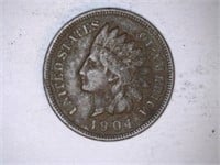 Indian Head Pennies; (3); 1896; 1897; 1904