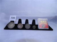 Foreign Coins; Assorted; 1895 Ecuador; Tibet
