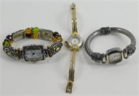 Lot of 3 Vintage Watches - Relic/Vivani/Gevril