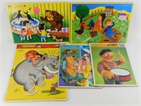 * Mixed Lot of 5 Children's Puzzles