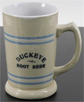 * Vintage Buckeye Root Beer Advertising Stoneware