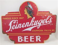 * Large Vintage Retro Leinenkugel's Sign