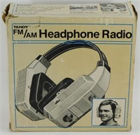 * Vintage Tandy FM/AM Headphone Radio