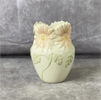 6" Lenox Gerbera Daisy Decorative glass vase