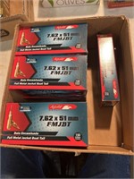 10 boxes of 7.6 2X 51 mm. Full metal jacket boat