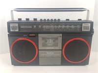 SANYO FM AM Radio Cassette Recorder Model# M9920A