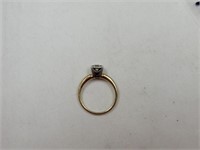 14 kt DFI Diamond Ring