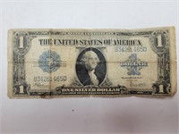 1923 Blue Seal Large US Dollar
