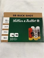12 gauge 00 buckshot. 10 cartridges