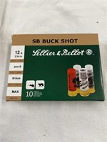 12 gauge 00 buckshot. 10 cartridges