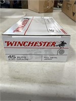 Winchester 45 auto. 230 grain. Full metal jacket
