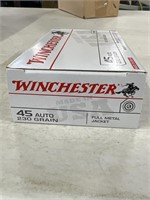 Winchester 45 auto. 230 GR. Full metal jacket