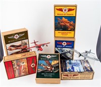 Lot of Wings of Texaco Die Cast Plane Coin Banks