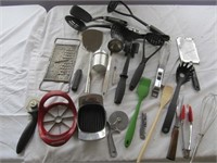 Box Lot Kitchen Utensils & Gadgets - Some Unused