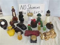 20pc Vintage Avon Glass Collector Bottles