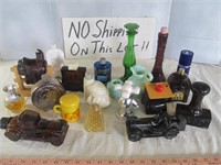 20pc Vintage Avon Glass Collector Bottles