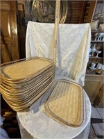 LOT OF BAMBOO TRAYS - NEW