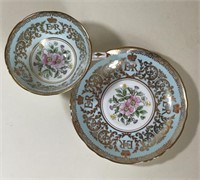 DOUBLE WARRANT PARAGON CORONATION TEACUP & SAUCER