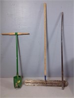 Post Hole Digger, Cement Float, Steel Rod