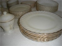 Vintage Fire King   6 piece place setting/