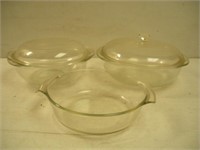 Pyrex & Anchor Hocking glass bowls