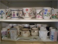 Mugs & cups - contents of cupboard