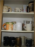 Mugs - contents of cabinet