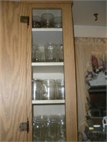 Glasses - contents of cabinet