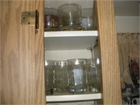 Glasses - contents of cabinet