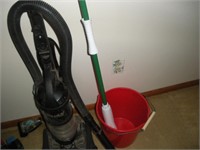 Sweepers, mop & bucket