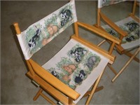 Bunny rabbit folding chairs