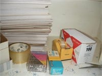 Office supplies - contents of shelf