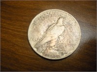 1927 Peace silver dollar