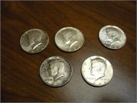 1964 Kennedy half dollars