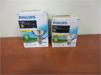 (2) Philips Halogen Light  Bulbs (Indoor/Outdoor)