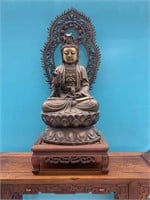 Nepalese religious Buddha statue