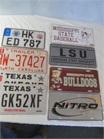 License Plates - State / LSU /Europe / Texas / Etc