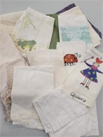 Vintage table clothes and runners and doilies