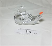 Waterford Crystal Duck 4" Long
