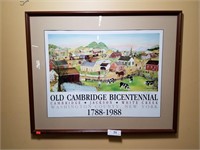 Old Cambridge Bicentennial, Signed by W. Moses