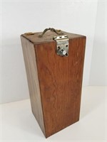 Coleman Kerosene Lantern w/Wooden Case