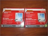 (2) Window Insulation Shrink Kit (XL)