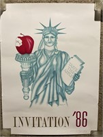 Invitation ‘86 “Taste The Apple? Poster