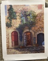“Christmas In Provence? By Marion Stephenson Print